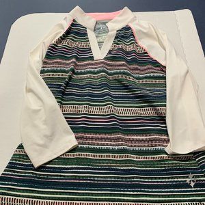 Women's Jofit Long Sleeve  Golf Shirt like new Dry Cleaned only Size MED